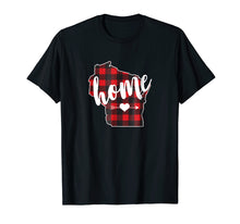 Load image into Gallery viewer, Buffalo Plaid Wisconsin Home State Shirt Lumberjack Gift