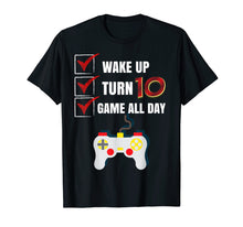 Load image into Gallery viewer, 10 Yr Old Boy Game All Day Gamer Birthday Party Shirt Outfit