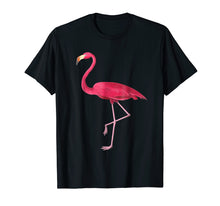 Load image into Gallery viewer, Pink Flamingo Vintage Illustration T Shirt