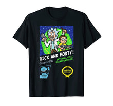 Load image into Gallery viewer, Rick and Morty T-Shirt: 8-Bit Intergalactic Misadventures