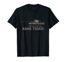 Load image into Gallery viewer, Panzer King Tiger WW2 German Tank TShirt
