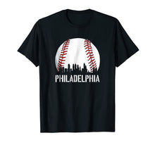 Load image into Gallery viewer, Philadelphia Baseball Philly Downtown Skyline Shirts