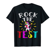 Load image into Gallery viewer, Awesome Rock The Test Gift Tshirt Student teacher