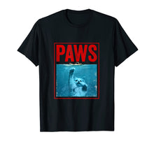 Load image into Gallery viewer, PAWS Funny Cat Kitten T-Shirt For Shark And Cat Lovers