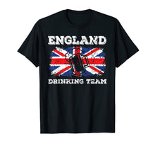Load image into Gallery viewer, England Drinking Team T-Shirt Funny Beer Party Tee Gift