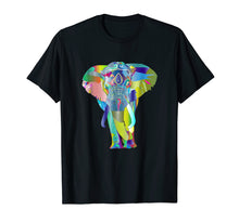 Load image into Gallery viewer, African Colorful Elephant T-Shirt Animal Print For Women