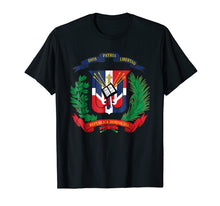Load image into Gallery viewer, Dominican Republic Coat Of Arms T Shirt National Emblem