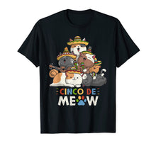 Load image into Gallery viewer, Cinco De Meow Mariachi Cat Lovers Cinco De Mayo T-Shirt