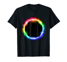 Load image into Gallery viewer, Solar Eclipse 2017 - Rainbow LGBT Gay Pride Eclipse T-Shirt