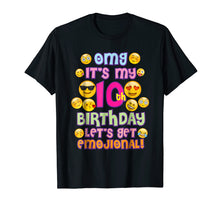Load image into Gallery viewer, Emoji Shirt For Girls Birthday 10 Ten Year Old Emoji Fun