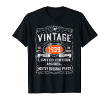 Load image into Gallery viewer, Vintage 1939 T-Shirt - 80th birthday gift shirt