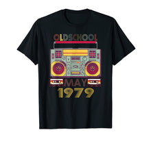 Load image into Gallery viewer, Retro May 1979 Tshirt 40th Birthday Gift 40 years old Tee