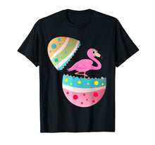 Load image into Gallery viewer, Flamingo Easter Egg T-shirt Funny Flamingo Easter Gift Shirt