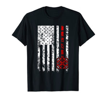 Load image into Gallery viewer, Drone Distressed American Flag Quadcopter TShirt Gift