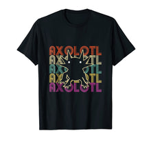 Load image into Gallery viewer, Axolotl Shirt Axolotl Vintage Retro Style Shirt By TeeCrown