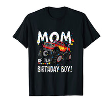 Load image into Gallery viewer, Monster Truck Party Mom of Birthday Boy Shirt Gift