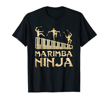 Load image into Gallery viewer, Marimba Ninja - Percussion Marching Band T-shirt