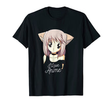 Load image into Gallery viewer, I Love Anime Shirt Cute Anime Girl Japanese Gift Tee