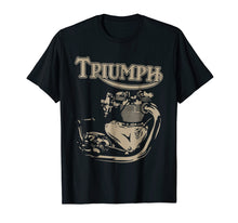 Load image into Gallery viewer, New Triumph Engine Motorcycle Cycling Tshirt