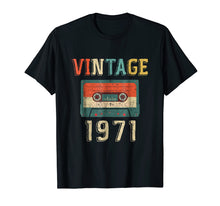 Load image into Gallery viewer, 48th Birthday Gift Vintage 1971 48 Years Old Mixtape T-Shirt