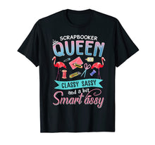 Load image into Gallery viewer, Scrapbooking shirt scrapbooker queen love t-shirt
