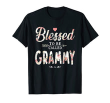 Load image into Gallery viewer, Blessed to be called grammy T-shirt flower style