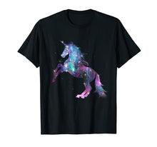 Load image into Gallery viewer, Awesome Rainbow Unicorn Galaxy Sparkle Star T-Shirt