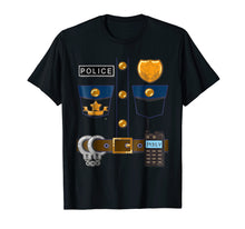 Load image into Gallery viewer, Policeman Costume Funny Halloween Police Officer T Shirt