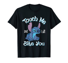 Load image into Gallery viewer, Stitch Touch Me And I Will Bite You Funny shirt for fans