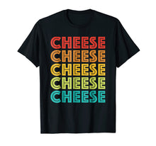 Load image into Gallery viewer, Cheese Retro Vintage T-shirt Tee