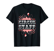 Load image into Gallery viewer, Vintage Circus Themed Birthday Party T Shirt - Event Staff