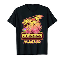 Load image into Gallery viewer, Retro DM Tabletop Gaming Gift Shirt Vintage Dragons D20 Dice