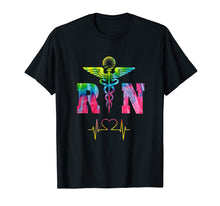 Load image into Gallery viewer, RN Registered Nurse, Health Professional Gift Shirt, Tie Dye