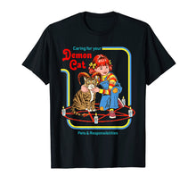 Load image into Gallery viewer, Funny-Caring-for-your-Demon-Cat-t-shirt pet
