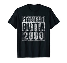 Load image into Gallery viewer, Straight Outta 2000 19 Year Old 19th Birthday Gift T-Shirt
