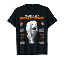 Load image into Gallery viewer, Anatomy Of A Great Pyrenee Dogs T Shirt Funny Gift