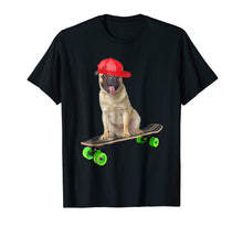 Load image into Gallery viewer, Cute Funny Pug Dog Skateboarding Skater Trucks Shirt Gifts