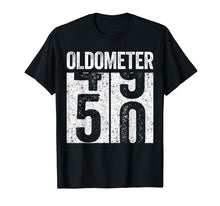 Load image into Gallery viewer, Oldometer 50 T-Shirt 50th Birthday Gift Shirt