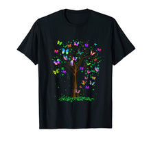 Load image into Gallery viewer, Butterflies In A Tree Funny T Shirt For Women Men
