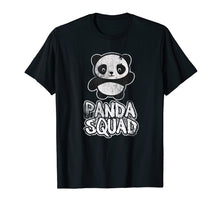 Load image into Gallery viewer, panda squad cute panda bear christmas birthday shirt