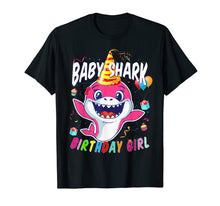 Load image into Gallery viewer, Birthday Girl Baby Shark T-Shirt