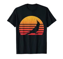 Load image into Gallery viewer, Vintage Retro Sunset Cockatiel T-Shirt