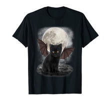 Load image into Gallery viewer, Gothic Bat Cat Shirt Vampire Funny Gifts Cats Lover T-Shirt