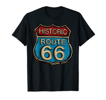Load image into Gallery viewer, Historic Route 66 - Road Sign Highway T-Shirt