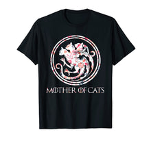 Load image into Gallery viewer, Cat Lovers Shirt - Mother of Cats Mix Flower T-Shirt