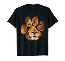 Load image into Gallery viewer, Lion Paw Print Animal T-Shirt