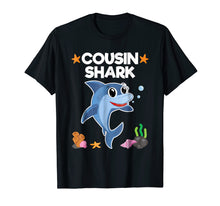 Load image into Gallery viewer, Cousin Shark Shirt Sister Brother Baby Shark Birthday Gift
