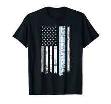 Load image into Gallery viewer, Chicago American Flag T-Shirt