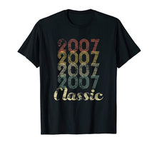 Load image into Gallery viewer, 12th Birthday Vintage Gift T-Shirt For Boys Girls Born 2007