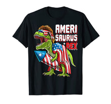 Load image into Gallery viewer, Amerisaurus Rex Dinosaur 4th of July Firework Shirt Kids